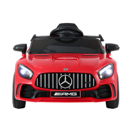 Kids Electric Ride On Car Mercedes - Benz Amg Gtr Licensed Toy Cars Remote Red