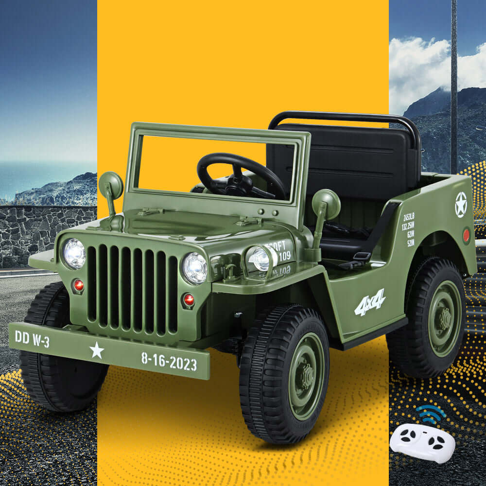 DSZ Product, feed-cond-new, feed-sl-DSZ Freight Payable, newRigo Kids Electric Ride On Car Jeep Military Off Road Toy Cars Remote 12V Olive - Premium Baby & Kids > Ride On Cars, Go-karts & Bikes > Ride On Cars from Rigo ! Shop Online Buy Now at S & D's Value Store Family Business Best Customer ServiceDSZ Product, feed-cond-new, feed-sl-DSZ Freight Payable, new