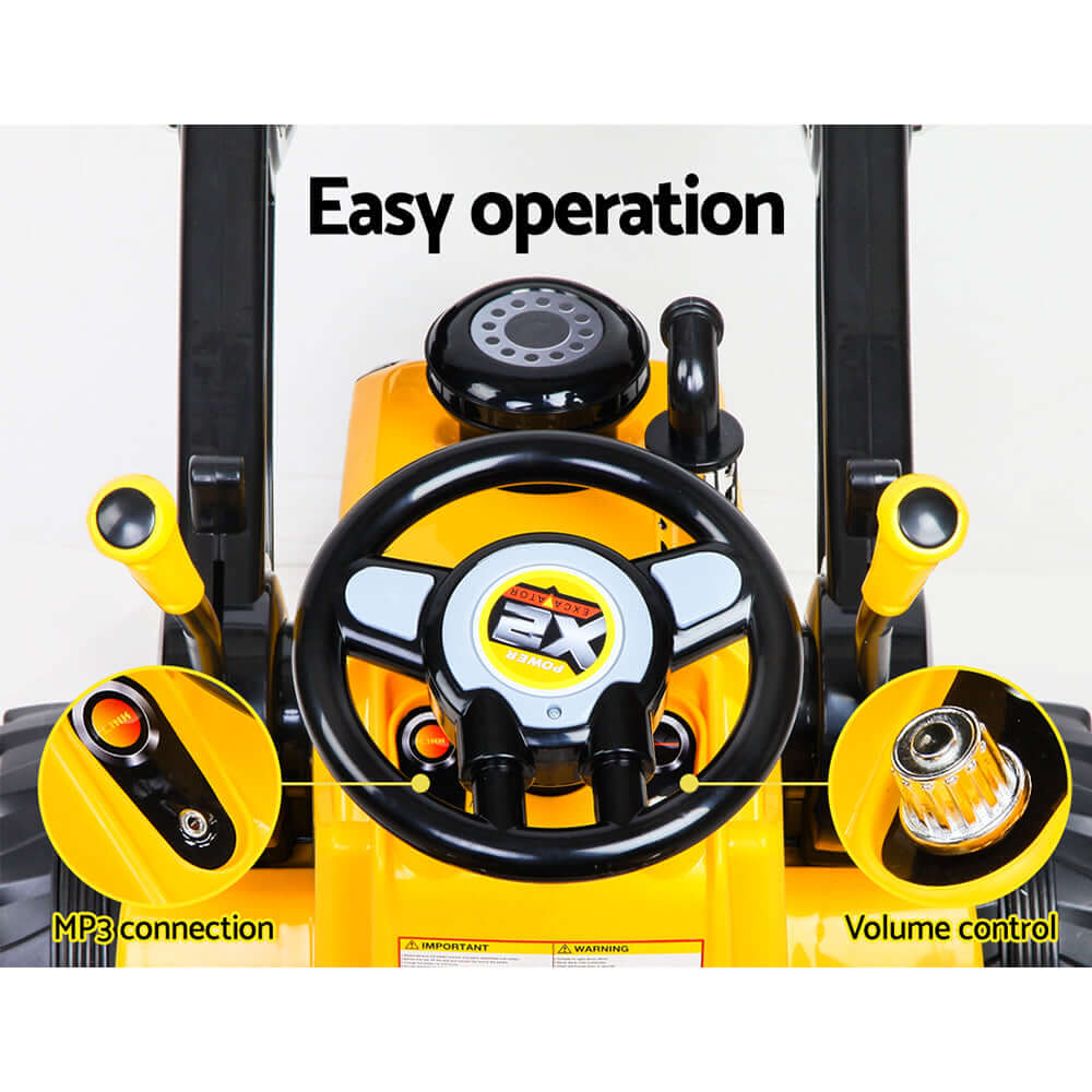 DSZ Product, feed-cond-new, feed-sl-DSZ Freight Payable, newRigo Kids Electric Ride On Car Bulldozer Digger Loader Remote 6V Yellow - Premium Baby & Kids > Ride On Cars, Go-karts & Bikes > Ride On Cars from Rigo ! Shop Online Buy Now at S & D's Value Store Family Business Best Customer ServiceDSZ Product, feed-cond-new, feed-sl-DSZ Freight Payable, new