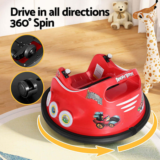 DSZ Product, feed-cond-new, feed-sl-DSZ Freight Payable, newKids Ride On Car Bumper Electric Toys Cars Light Remote Angry Birds Stickers Red - Premium Baby & Kids > Ride On Cars, Go-karts & Bikes > Ride On Cars from Rigo ! Shop Online Buy Now at S & D's Value Store Family Business Best Customer ServiceDSZ Product, feed-cond-new, feed-sl-DSZ Freight Payable, new