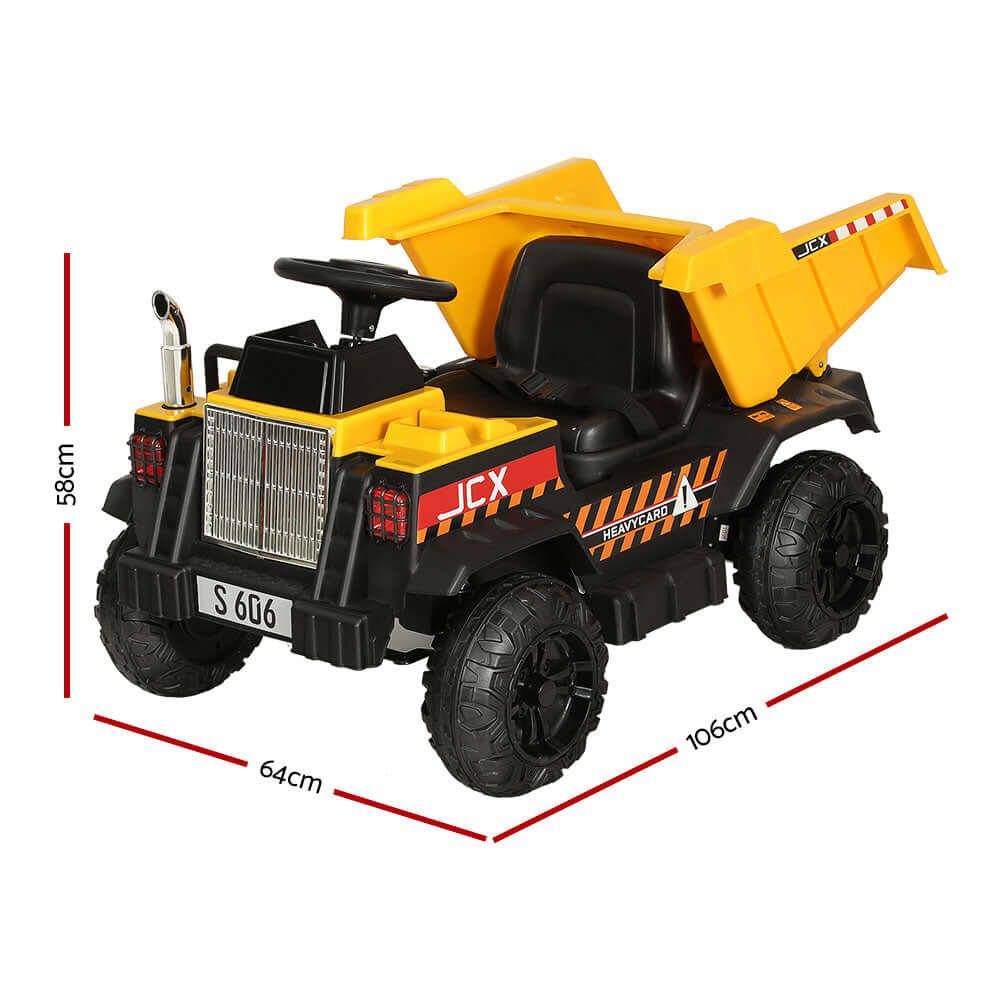 DSZ Product, feed-cond-new, feed-sl-DSZ Freight Payable, newRigo Kids Electric Ride On Car Dumptruck Loader Toy Cars 12V Yellow - Premium Baby & Kids > Ride On Cars, Go-karts & Bikes > Ride On Cars from Rigo ! Shop Online Buy Now at S & D's Value Store Family Business Best Customer ServiceDSZ Product, feed-cond-new, feed-sl-DSZ Freight Payable, new