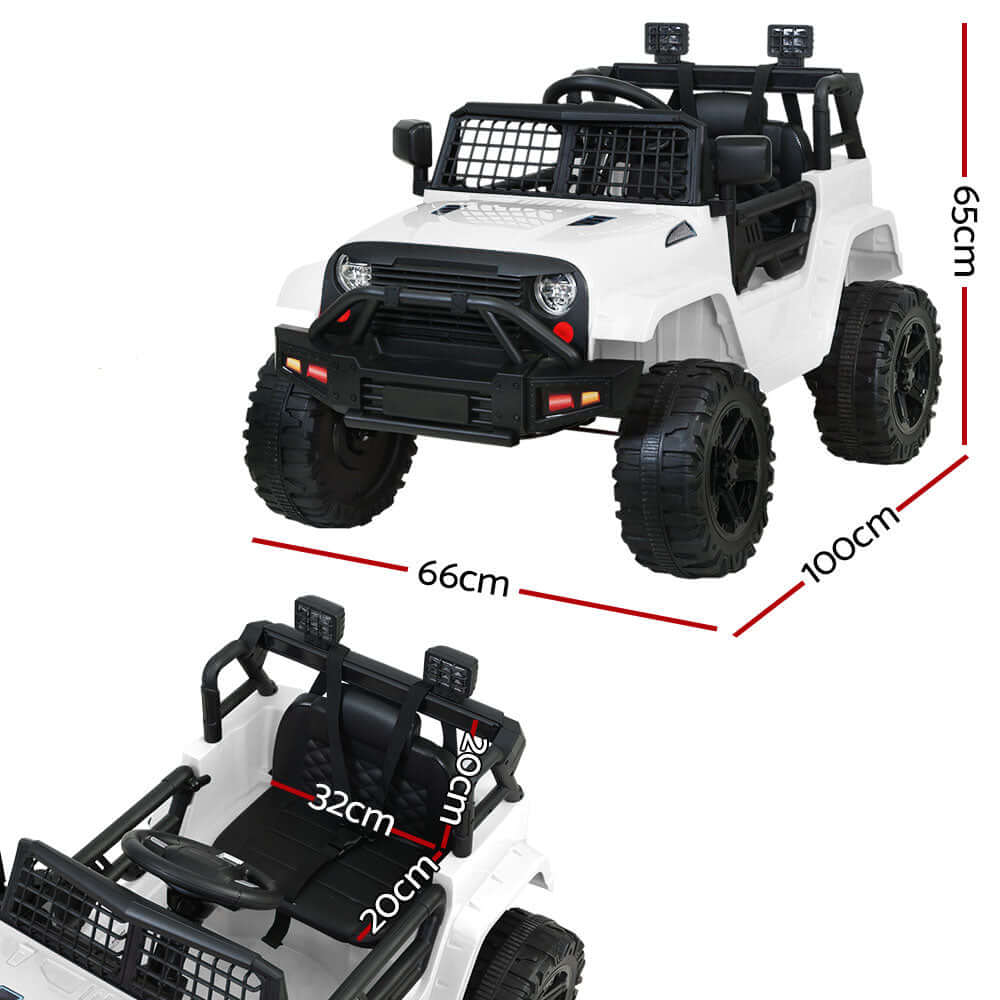 DSZ Product, feed-cond-new, feed-sl-DSZ Freight Payable, newRigo Kids Electric Ride On Car Jeep Toy Cars Remote 12V White - Premium Baby & Kids > Ride On Cars, Go-karts & Bikes > Ride On Cars from Rigo ! Shop Online Buy Now at S & D's Value Store Family Business Best Customer ServiceDSZ Product, feed-cond-new, feed-sl-DSZ Freight Payable, new