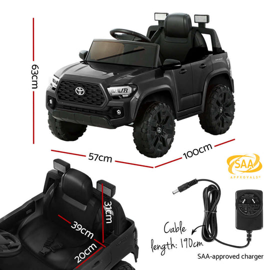 DSZ Product, feed-cond-new, feed-sl-DSZ Freight Payable, newKids Electric Ride On Car Toyota Tacoma Off Road Jeep Toy Cars Remote 12V Black - Premium Baby & Kids > Ride On Cars, Go-karts & Bikes > Ride On Cars from Toyota ! Shop Online Buy Now at S & D's Value Store Family Business Best Customer ServiceDSZ Product, feed-cond-new, feed-sl-DSZ Freight Payable, new