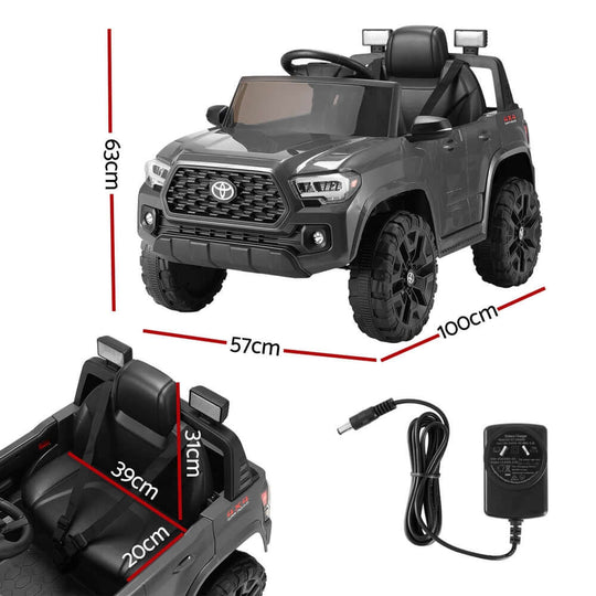 DSZ Product, feed-cond-new, feed-sl-DSZ Freight Payable, newKids Electric Ride On Car Toyota Tacoma Off Road Jeep Toy Cars Remote 12V Grey - Premium Baby & Kids > Ride On Cars, Go-karts & Bikes > Ride On Cars from Toyota ! Shop Online Buy Now at S & D's Value Store Family Business Best Customer ServiceDSZ Product, feed-cond-new, feed-sl-DSZ Freight Payable, new