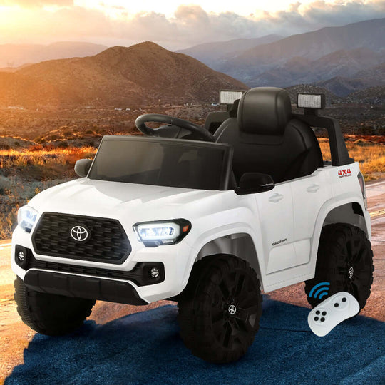 DSZ Product, feed-cond-new, feed-sl-DSZ Freight Payable, newKids Electric Ride On Car Toyota Tacoma Off Road Jeep Toy Cars Remote 12V Whte - Premium Baby & Kids > Ride On Cars, Go-karts & Bikes > Ride On Cars from Toyota ! Shop Online Buy Now at S & D's Value Store Family Business Best Customer ServiceDSZ Product, feed-cond-new, feed-sl-DSZ Freight Payable, new