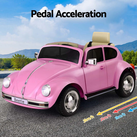 DSZ Product, feed-cond-new, feed-sl-DSZ Freight Payable, newKids Ride On Car Licensed Volkswagen Beetle Electric Toys Horn Remote 6V Pink - Premium Baby & Kids > Ride On Cars, Go-karts & Bikes > Ride On Cars from Rigo ! Shop Online Buy Now at S & D's Value Store Family Business Best Customer ServiceDSZ Product, feed-cond-new, feed-sl-DSZ Freight Payable, new