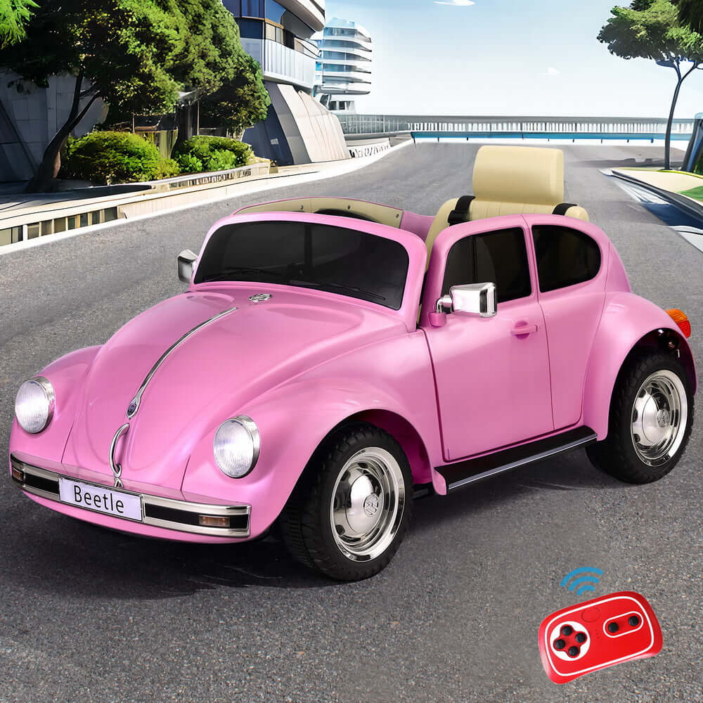 DSZ Product, feed-cond-new, feed-sl-DSZ Freight Payable, newKids Ride On Car Licensed Volkswagen Beetle Electric Toys Horn Remote 6V Pink - Premium Baby & Kids > Ride On Cars, Go-karts & Bikes > Ride On Cars from Rigo ! Shop Online Buy Now at S & D's Value Store Family Business Best Customer ServiceDSZ Product, feed-cond-new, feed-sl-DSZ Freight Payable, new