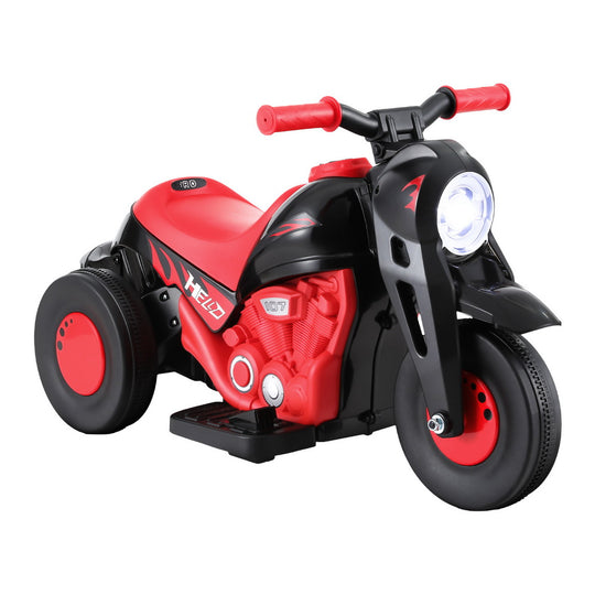 Rigo Kids Ride On Car Motorcycle Motorbike With Bubble Maker Electric Toy 6V Red