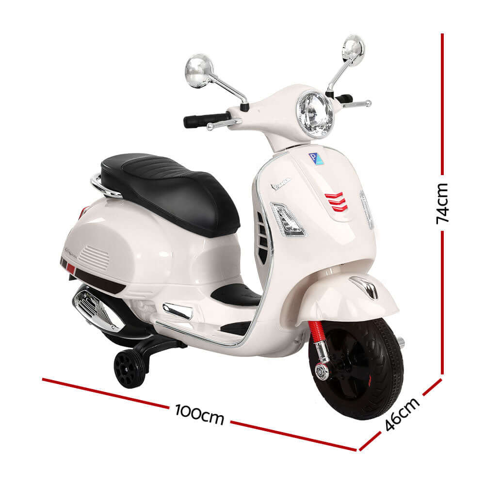 DSZ Product, feed-cond-new, feed-sl-DSZ Freight Payable, newKids Electric Ride On Car Motorcycle Motorbike Vespa Licensed Gts White - Premium Baby & Kids > Ride On Cars, Go-karts & Bikes > Bikes & Scooters from Vespa ! Shop Online Buy Now at S & D's Value Store Family Business Best Customer ServiceDSZ Product, feed-cond-new, feed-sl-DSZ Freight Payable, new