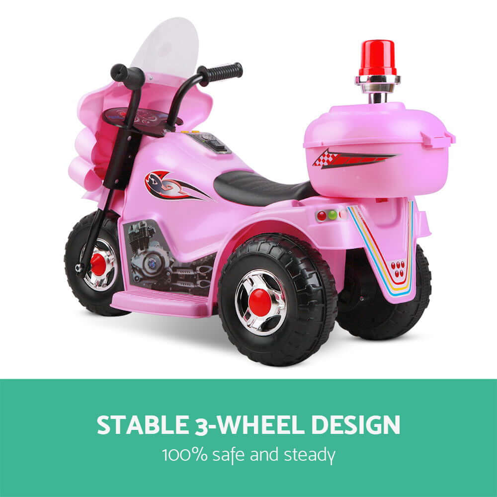 _label_, DSZ Product, feed-cond-new, feed-sl-free shipping, free-shipping, newRigo Kids Electric Ride On Police Motorcycle Motorbike 6V Battery Pink - Premium Baby & Kids > Ride On Cars, Go-karts & Bikes > Bikes & Scooters from Rigo ! Shop Online Buy Now at S & D's Value Store Family Business Best Customer Service_label_, DSZ Product, feed-cond-new, feed-sl-free shipping, free-shipping, new