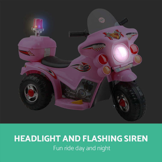 _label_, DSZ Product, feed-cond-new, feed-sl-free shipping, free-shipping, newRigo Kids Electric Ride On Police Motorcycle Motorbike 6V Battery Pink - Premium Baby & Kids > Ride On Cars, Go-karts & Bikes > Bikes & Scooters from Rigo ! Shop Online Buy Now at S & D's Value Store Family Business Best Customer Service_label_, DSZ Product, feed-cond-new, feed-sl-free shipping, free-shipping, new