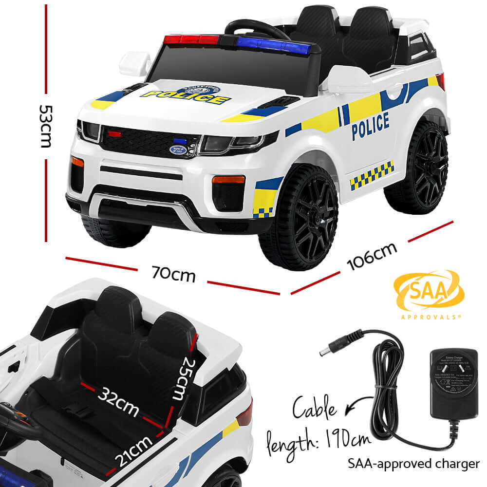 DSZ Product, feed-cond-new, feed-sl-DSZ Freight Payable, newRigo Kids Ride On Car Electric Patrol Police Toy Cars Remote Control 12V White - Premium Baby & Kids > Ride On Cars, Go-karts & Bikes > Ride On Cars from Rigo ! Shop Online Buy Now at S & D's Value Store Family Business Best Customer ServiceDSZ Product, feed-cond-new, feed-sl-DSZ Freight Payable, new