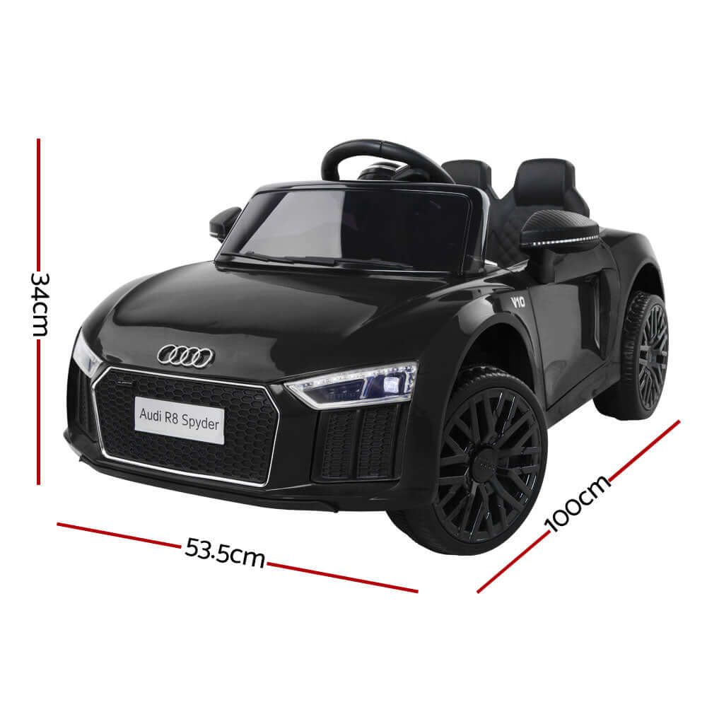 DSZ Product, feed-cond-new, feed-sl-DSZ Freight Payable, newKids Ride On Car Audi R8 Licensed Sports Electric Toy Cars Black - Premium Baby & Kids > Ride On Cars, Go-karts & Bikes > Ride On Cars from DSZ ! Shop Online Buy Now at S & D's Value Store Family Business Best Customer ServiceDSZ Product, feed-cond-new, feed-sl-DSZ Freight Payable, new