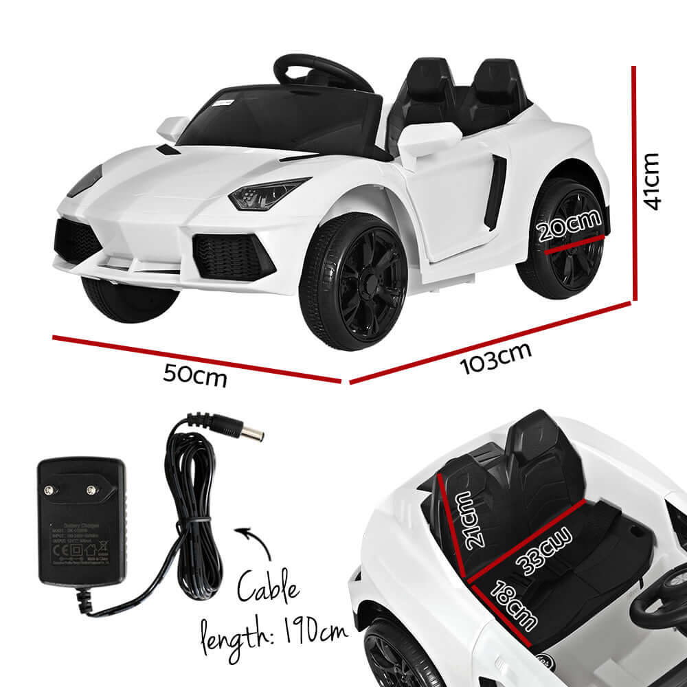 DSZ Product, feed-cond-new, feed-sl-DSZ Freight Payable, newRigo Kids Electric Ride On Car Ferrari - Inspired Toy Cars Remote 12V White - Premium Baby & Kids > Ride On Cars, Go-karts & Bikes > Ride On Cars from Rigo ! Shop Online Buy Now at S & D's Value Store Family Business Best Customer ServiceDSZ Product, feed-cond-new, feed-sl-DSZ Freight Payable, new