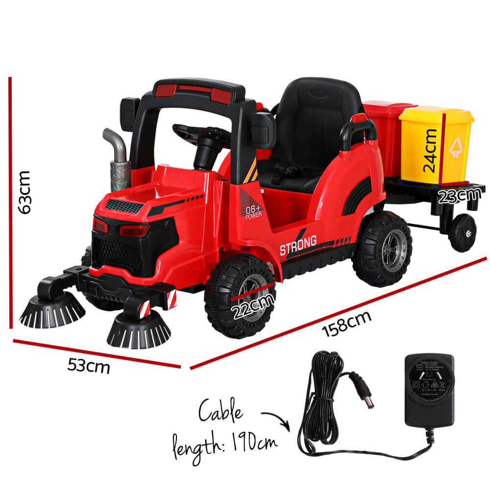 DSZ Product, feed-cond-new, feed-sl-DSZ Freight Payable, newRigo Kids Electric Ride On Car Street Sweeper Truck Toy Cars Remote 12V Red - Premium Baby & Kids > Ride On Cars, Go-karts & Bikes > Ride On Cars from Rigo ! Shop Online Buy Now at S & D's Value Store Family Business Best Customer ServiceDSZ Product, feed-cond-new, feed-sl-DSZ Freight Payable, new