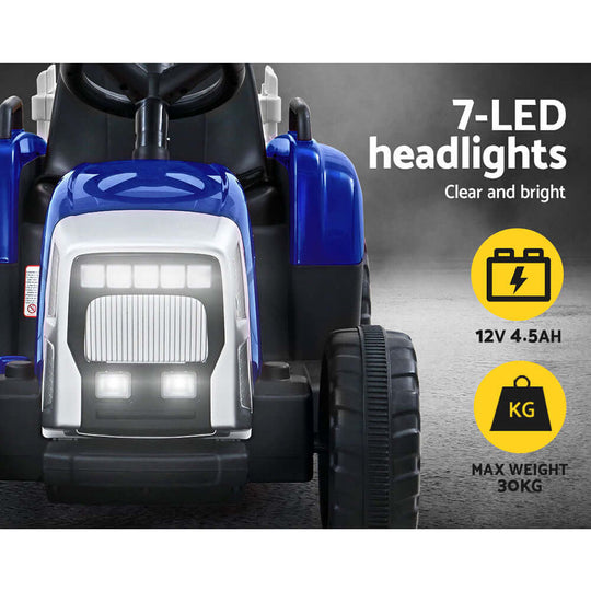 DSZ Product, feed-cond-new, feed-sl-DSZ Freight Payable, newRigo Kids Electric Ride On Car Tractor Toy Cars 12V Blue - Premium Baby & Kids > Ride On Cars, Go-karts & Bikes > Ride On Cars from Rigo ! Shop Online Buy Now at S & D's Value Store Family Business Best Customer ServiceDSZ Product, feed-cond-new, feed-sl-DSZ Freight Payable, new