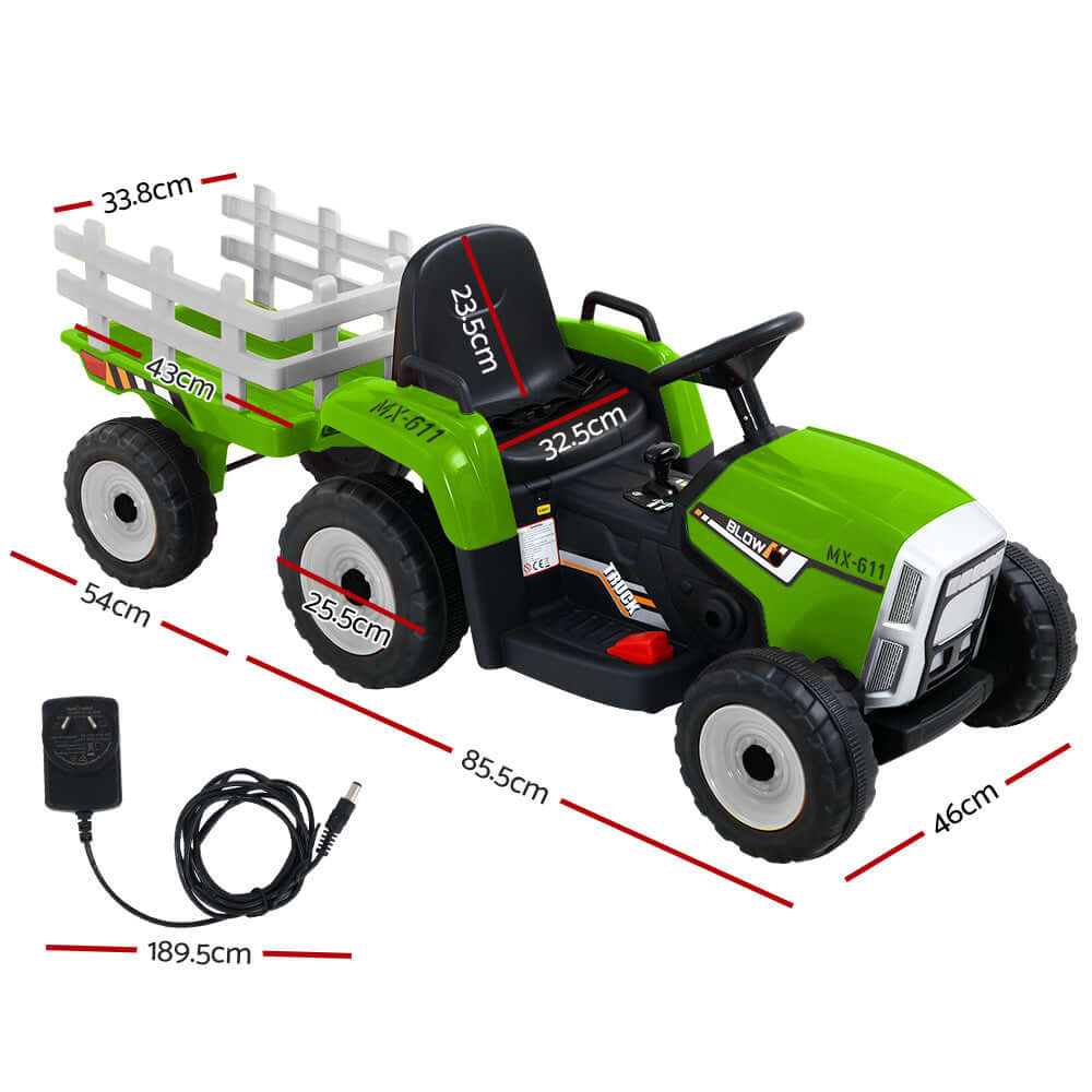 DSZ Product, feed-cond-new, feed-sl-DSZ Freight Payable, newRigo Kids Electric Ride On Car Tractor Toy Cars 12V Green - Premium Baby & Kids > Ride On Cars, Go-karts & Bikes > Ride On Cars from Rigo ! Shop Online Buy Now at S & D's Value Store Family Business Best Customer ServiceDSZ Product, feed-cond-new, feed-sl-DSZ Freight Payable, new