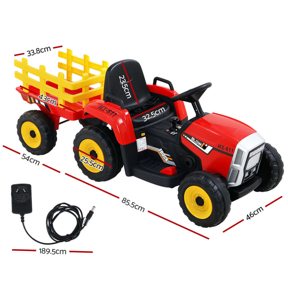 DSZ Product, feed-cond-new, feed-sl-DSZ Freight Payable, newRigo Kids Electric Ride On Car Tractor Toy Cars 12V Red - Premium Baby & Kids > Ride On Cars, Go-karts & Bikes > Ride On Cars from Rigo ! Shop Online Buy Now at S & D's Value Store Family Business Best Customer ServiceDSZ Product, feed-cond-new, feed-sl-DSZ Freight Payable, new