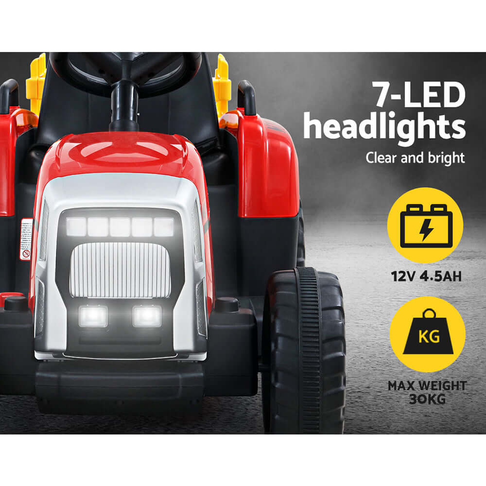 DSZ Product, feed-cond-new, feed-sl-DSZ Freight Payable, newRigo Kids Electric Ride On Car Tractor Toy Cars 12V Red - Premium Baby & Kids > Ride On Cars, Go-karts & Bikes > Ride On Cars from Rigo ! Shop Online Buy Now at S & D's Value Store Family Business Best Customer ServiceDSZ Product, feed-cond-new, feed-sl-DSZ Freight Payable, new