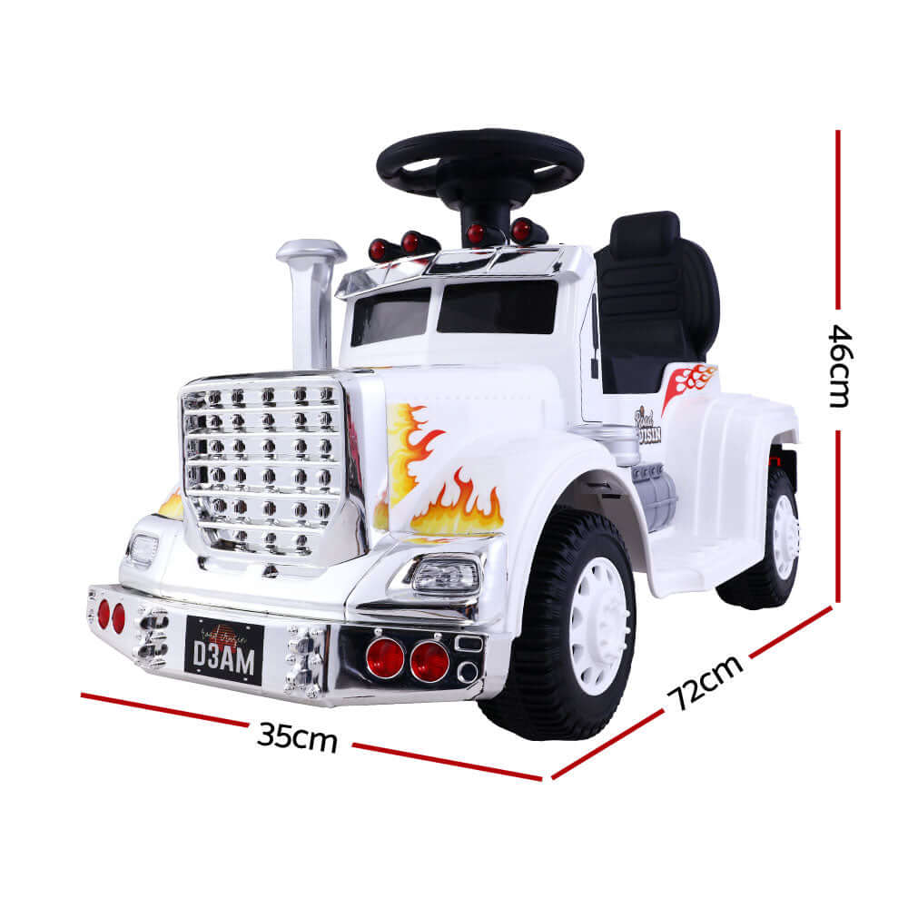 _label_, DSZ Product, feed-cond-new, feed-sl-free shipping, free-shipping, newRigo Kids Electric Ride On Car Truck Motorcycle Motorbike Toy Cars 6V White - Premium Baby & Kids > Ride On Cars, Go-karts & Bikes > Ride On Cars from Rigo ! Shop Online Buy Now at S & D's Value Store Family Business Best Customer Service_label_, DSZ Product, feed-cond-new, feed-sl-free shipping, free-shipping, new