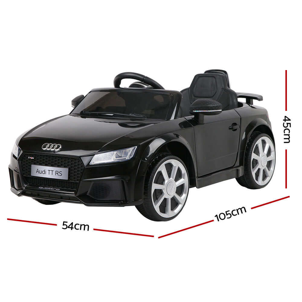 DSZ Product, feed-cond-new, feed-sl-DSZ Freight Payable, newKids Electric Ride On Car Audi Licensed Ttrs Toy Cars Remote 12V Battery Black - Premium Baby & Kids > Ride On Cars, Go-karts & Bikes > Ride On Cars from Rigo ! Shop Online Buy Now at S & D's Value Store Family Business Best Customer ServiceDSZ Product, feed-cond-new, feed-sl-DSZ Freight Payable, new