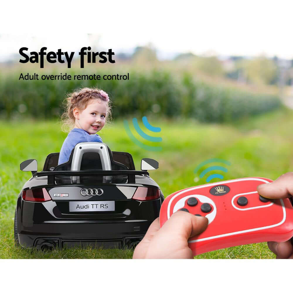 DSZ Product, feed-cond-new, feed-sl-DSZ Freight Payable, newKids Electric Ride On Car Audi Licensed Ttrs Toy Cars Remote 12V Battery Black - Premium Baby & Kids > Ride On Cars, Go-karts & Bikes > Ride On Cars from Rigo ! Shop Online Buy Now at S & D's Value Store Family Business Best Customer ServiceDSZ Product, feed-cond-new, feed-sl-DSZ Freight Payable, new