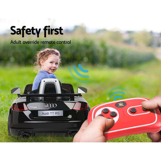 DSZ Product, feed-cond-new, feed-sl-DSZ Freight Payable, newKids Electric Ride On Car Audi Licensed Ttrs Toy Cars Remote 12V Battery Black - Premium Baby & Kids > Ride On Cars, Go-karts & Bikes > Ride On Cars from Rigo ! Shop Online Buy Now at S & D's Value Store Family Business Best Customer ServiceDSZ Product, feed-cond-new, feed-sl-DSZ Freight Payable, new