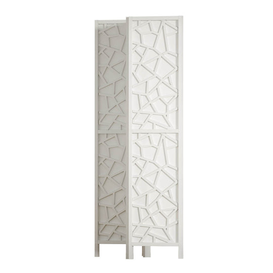 DSZ Product, feed-cond-new, feed-sl-DSZ Freight Payable, newArtiss 3 Panel Room Divider Screen 122 X 170Cm Clover White - Premium Furniture > Bedroom > Room Dividers from Artiss ! Shop Online Buy Now at S & D's Value Store Family Business Best Customer ServiceDSZ Product, feed-cond-new, feed-sl-DSZ Freight Payable, new