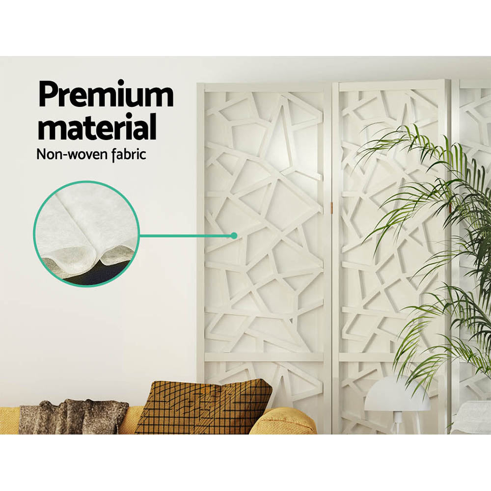 DSZ Product, feed-cond-new, feed-sl-DSZ Freight Payable, newArtiss 3 Panel Room Divider Screen 122 X 170Cm Clover White - Premium Furniture > Bedroom > Room Dividers from Artiss ! Shop Online Buy Now at S & D's Value Store Family Business Best Customer ServiceDSZ Product, feed-cond-new, feed-sl-DSZ Freight Payable, new