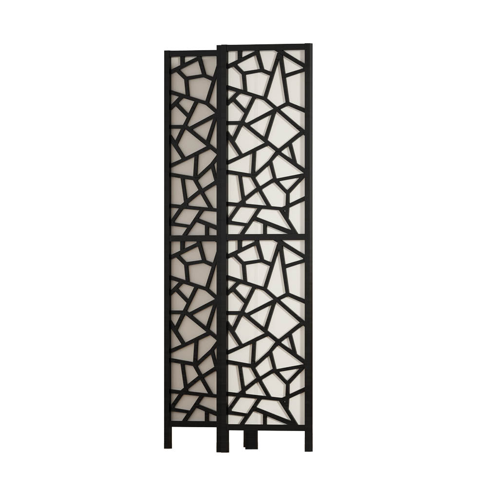 DSZ Product, feed-cond-new, feed-sl-DSZ Freight Payable, newArtiss 4 Panel Room Divider Screen 162 X 170Cm Clover Black - Premium Furniture > Bedroom > Room Dividers from Artiss ! Shop Online Buy Now at S & D's Value Store Family Business Best Customer ServiceDSZ Product, feed-cond-new, feed-sl-DSZ Freight Payable, new