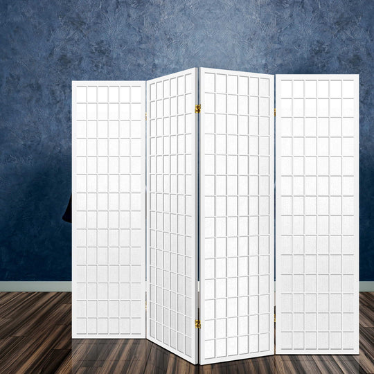 DSZ Product, feed-cond-new, feed-sl-DSZ Freight Payable, newArtiss 4 Panel Room Divider Screen 174 X 179Cm White - Premium Furniture > Bedroom > Room Dividers from Artiss ! Shop Online Buy Now at S & D's Value Store Family Business Best Customer ServiceDSZ Product, feed-cond-new, feed-sl-DSZ Freight Payable, new