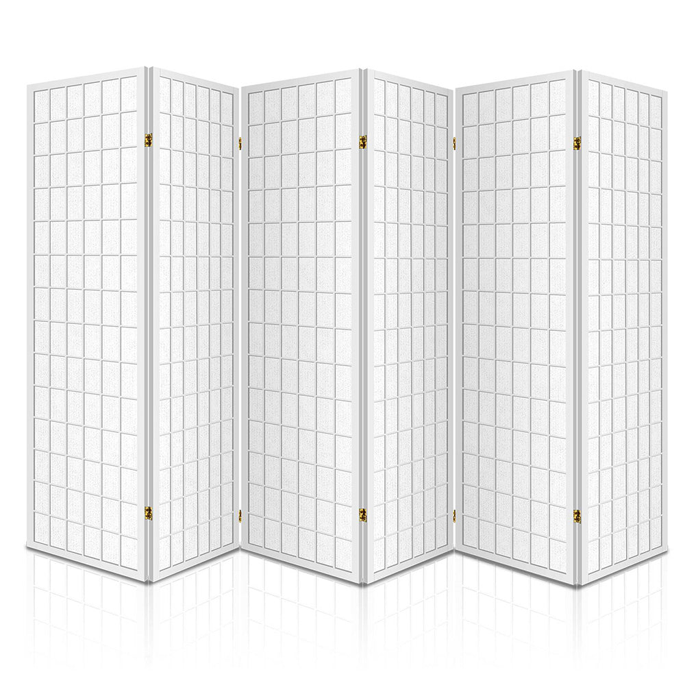 DSZ Product, feed-cond-new, feed-sl-DSZ Freight Payable, newArtiss 6 Panel Room Divider Screen 261 X 179Cm White - Premium Furniture > Bedroom > Room Dividers from Artiss ! Shop Online Buy Now at S & D's Value Store Family Business Best Customer ServiceDSZ Product, feed-cond-new, feed-sl-DSZ Freight Payable, new