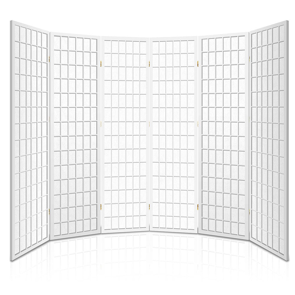 DSZ Product, feed-cond-new, feed-sl-DSZ Freight Payable, newArtiss 6 Panel Room Divider Screen 261 X 179Cm White - Premium Furniture > Bedroom > Room Dividers from Artiss ! Shop Online Buy Now at S & D's Value Store Family Business Best Customer ServiceDSZ Product, feed-cond-new, feed-sl-DSZ Freight Payable, new