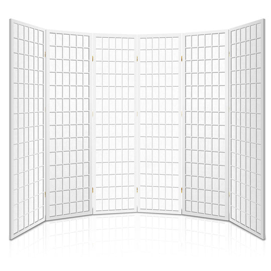 DSZ Product, feed-cond-new, feed-sl-DSZ Freight Payable, newArtiss 6 Panel Room Divider Screen 261 X 179Cm White - Premium Furniture > Bedroom > Room Dividers from Artiss ! Shop Online Buy Now at S & D's Value Store Family Business Best Customer ServiceDSZ Product, feed-cond-new, feed-sl-DSZ Freight Payable, new