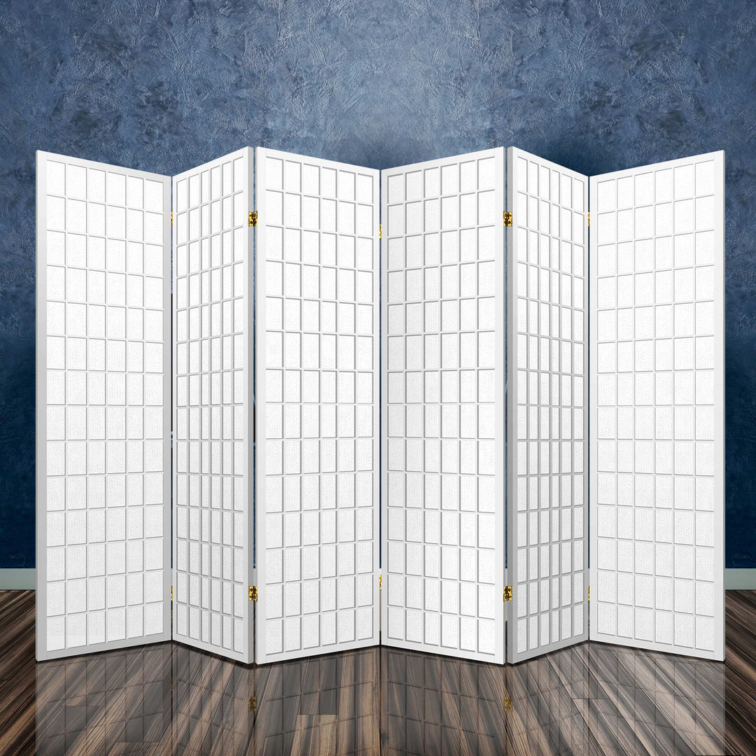 DSZ Product, feed-cond-new, feed-sl-DSZ Freight Payable, newArtiss 6 Panel Room Divider Screen 261 X 179Cm White - Premium Furniture > Bedroom > Room Dividers from Artiss ! Shop Online Buy Now at S & D's Value Store Family Business Best Customer ServiceDSZ Product, feed-cond-new, feed-sl-DSZ Freight Payable, new