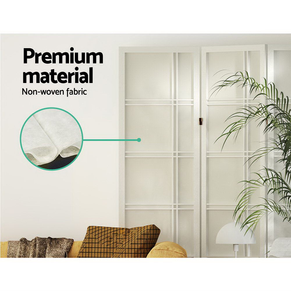 DSZ Product, feed-cond-new, feed-sl-DSZ Freight Payable, newArtiss 4 Panel Room Divider Screen 176 X 179Cm Nova White - Premium Furniture > Bedroom > Room Dividers from Artiss ! Shop Online Buy Now at S & D's Value Store Family Business Best Customer ServiceDSZ Product, feed-cond-new, feed-sl-DSZ Freight Payable, new