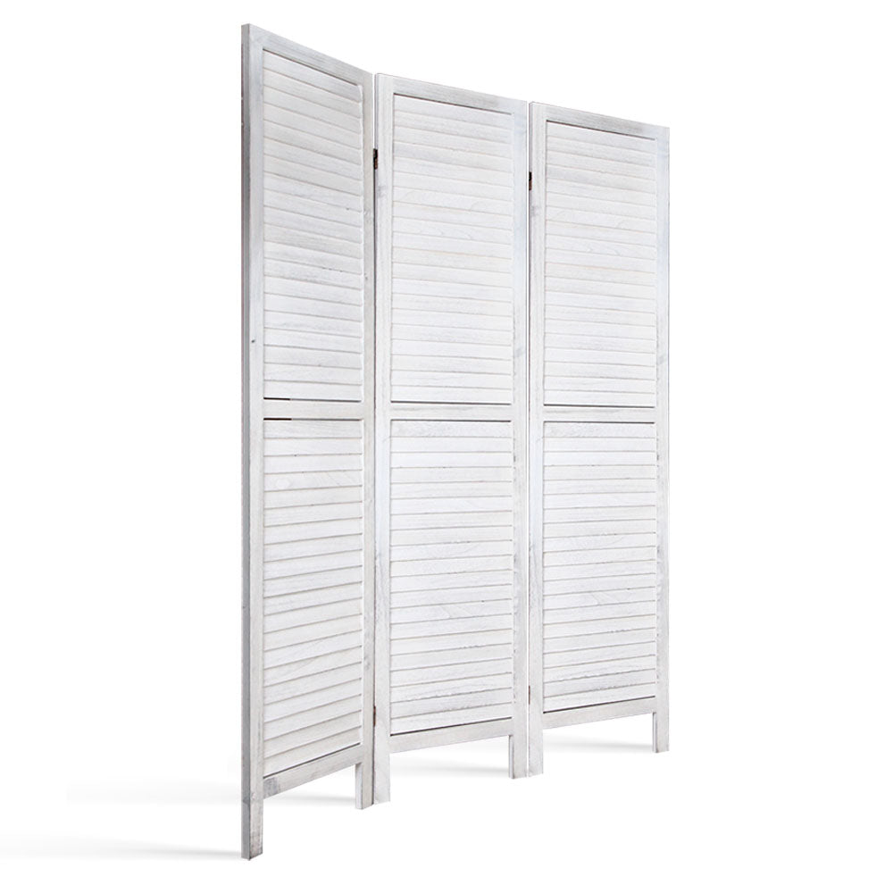 DSZ Product, feed-cond-new, feed-sl-DSZ Freight Payable, newArtiss 3 Panel Room Divider Screen 120 X 170Cm Louver White - Premium Furniture > Bedroom > Room Dividers from Artiss ! Shop Online Buy Now at S & D's Value Store Family Business Best Customer ServiceDSZ Product, feed-cond-new, feed-sl-DSZ Freight Payable, new