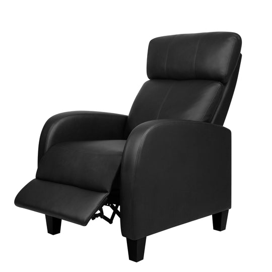 DSZ Product, feed-cond-new, feed-sl-DSZ Freight Payable, newArtiss Pu Leather Reclining Armchair - Black - Premium Furniture > Bar Stools & Chairs > Arm Chairs & Recliners from Artiss ! Shop Online Buy Now at S & D's Value Store Family Business Best Customer ServiceDSZ Product, feed-cond-new, feed-sl-DSZ Freight Payable, new