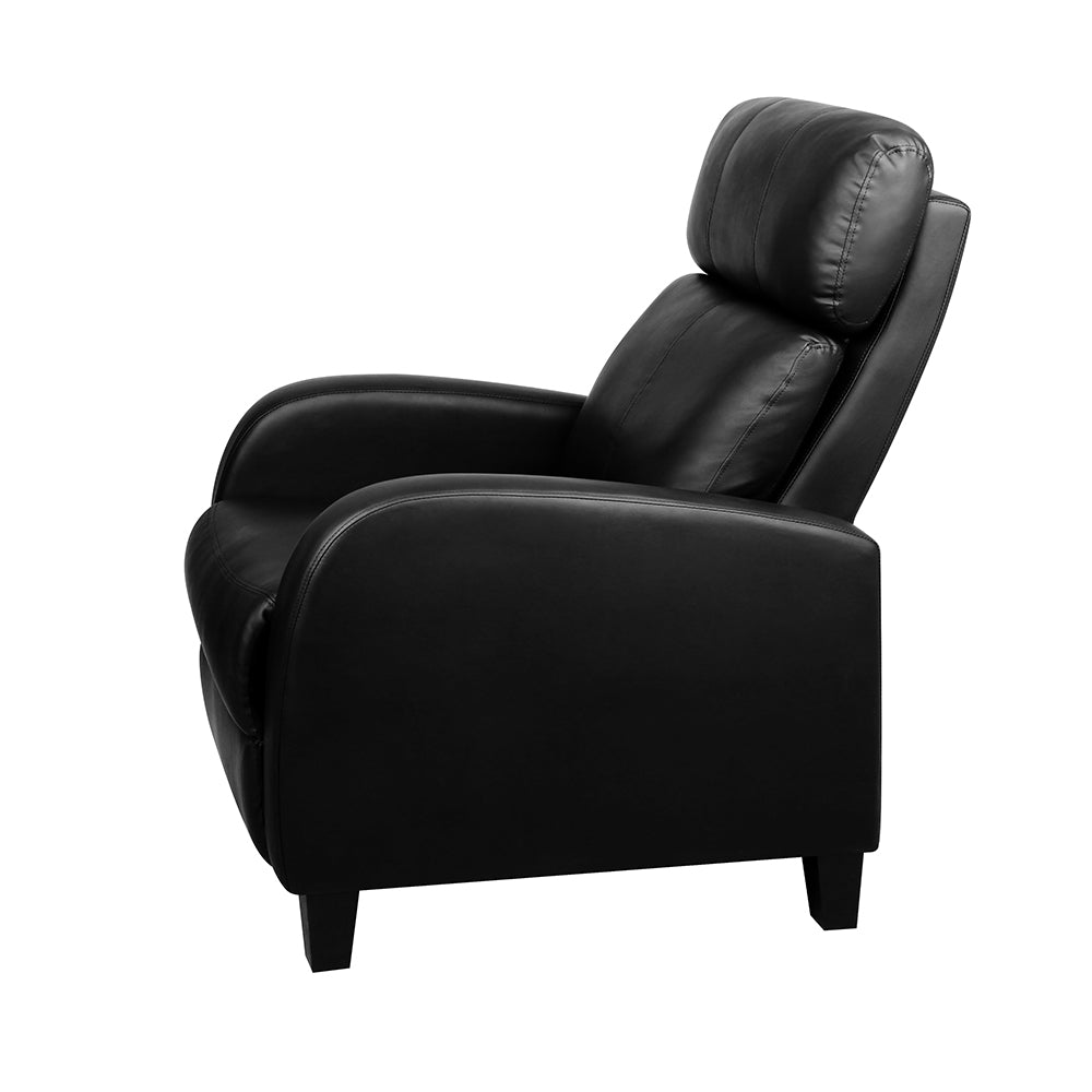 DSZ Product, feed-cond-new, feed-sl-DSZ Freight Payable, newArtiss Pu Leather Reclining Armchair - Black - Premium Furniture > Bar Stools & Chairs > Arm Chairs & Recliners from Artiss ! Shop Online Buy Now at S & D's Value Store Family Business Best Customer ServiceDSZ Product, feed-cond-new, feed-sl-DSZ Freight Payable, new