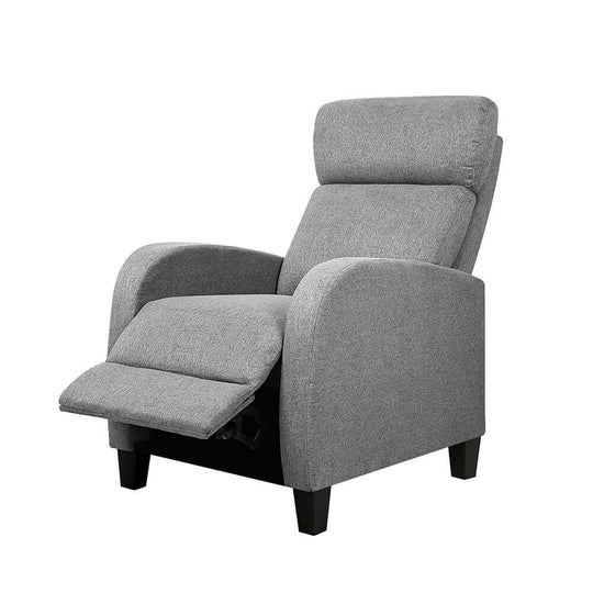 DSZ Product, feed-cond-new, feed-sl-DSZ Freight Payable, newArtiss Fabric Reclining Armchair - Grey - Premium Furniture > Bar Stools & Chairs > Arm Chairs & Recliners from Artiss ! Shop Online Buy Now at S & D's Value Store Family Business Best Customer ServiceDSZ Product, feed-cond-new, feed-sl-DSZ Freight Payable, new