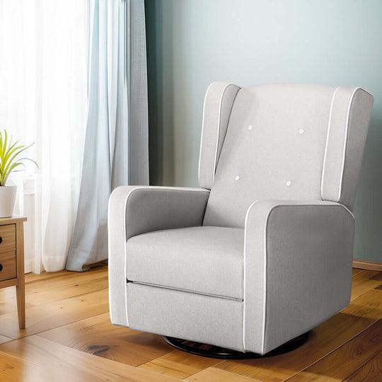 DSZ Product, feed-cond-new, feed-sl-DSZ Freight Payable, newArtiss Recliner Armchair 360� Swivel Grey Fabric - Premium Furniture > Bar Stools & Chairs > Arm Chairs & Recliners from Artiss ! Shop Online Buy Now at S & D's Value Store Family Business Best Customer ServiceDSZ Product, feed-cond-new, feed-sl-DSZ Freight Payable, new