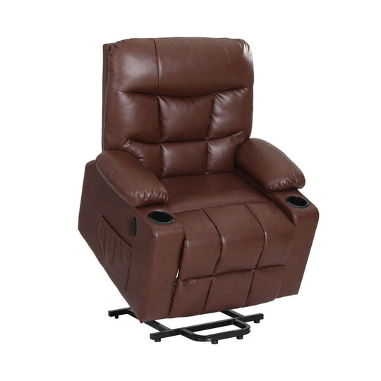 DSZ Product, feed-cond-new, feed-sl-DSZ Freight Payable, newArtiss Recliner Chair Lift Assist Heated Massage Chair Leather Claude - Premium Furniture > Bar Stools & Chairs > Massage Chairs from Artiss ! Shop Online Buy Now at S & D's Value Store Family Business Best Customer ServiceDSZ Product, feed-cond-new, feed-sl-DSZ Freight Payable, new