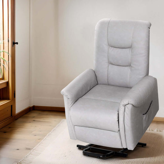 DSZ Product, feed-cond-new, feed-sl-DSZ Freight Payable, newArtiss Recliner Chair Lift Assist Chair Leather Grey - Premium Furniture > Office > Office & Desk Chairs from Artiss ! Shop Online Buy Now at S & D's Value Store Family Business Best Customer ServiceDSZ Product, feed-cond-new, feed-sl-DSZ Freight Payable, new