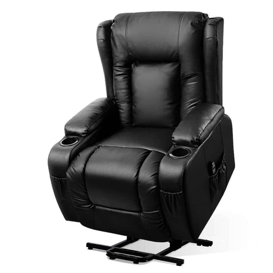 DSZ Product, feed-cond-new, feed-sl-DSZ Freight Payable, newArtiss Recliner Chair Lift Assist Heated Massage Chair Leather Rukwa - Premium Furniture > Bar Stools & Chairs > Massage Chairs from Artiss ! Shop Online Buy Now at S & D's Value Store Family Business Best Customer ServiceDSZ Product, feed-cond-new, feed-sl-DSZ Freight Payable, new