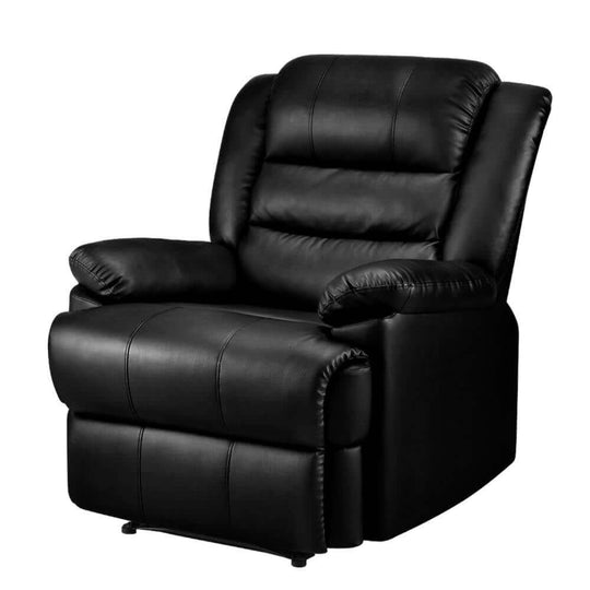 DSZ Product, feed-cond-new, feed-sl-DSZ Freight Payable, newArtiss Recliner Chair Leather Black Cissy - Premium Furniture > Bar Stools & Chairs > Arm Chairs & Recliners from Artiss ! Shop Online Buy Now at S & D's Value Store Family Business Best Customer ServiceDSZ Product, feed-cond-new, feed-sl-DSZ Freight Payable, new