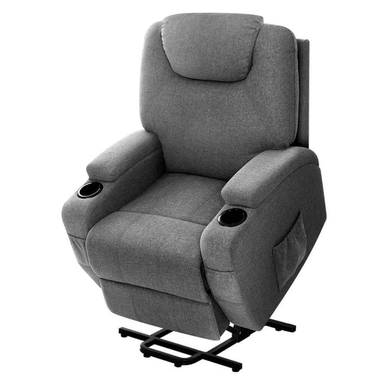 DSZ Product, feed-cond-new, feed-sl-DSZ Freight Payable, newArtiss Recliner Chair Lift Assist Heated Massage Chair Velvet Milio - Premium Furniture > Bar Stools & Chairs > Massage Chairs from Artiss ! Shop Online Buy Now at S & D's Value Store Family Business Best Customer ServiceDSZ Product, feed-cond-new, feed-sl-DSZ Freight Payable, new