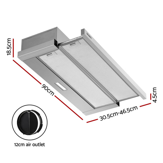 Devanti 900mm 抽油煙機 90cm 滑出式抽油煙機 不鏽鋼