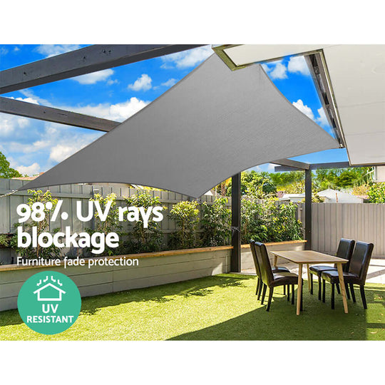 DSZ Product, feed-cond-new, feed-sl-DSZ Freight Payable, newInstahut Shade Sail 6 X 8M Rectangle 280Gsm 98% Grey Shade Cloth - Premium Home & Garden > Shading > Umbrellas & Sunshades from Instahut ! Shop Online Buy Now at S & D's Value Store Family Business Best Customer ServiceDSZ Product, feed-cond-new, feed-sl-DSZ Freight Payable, new