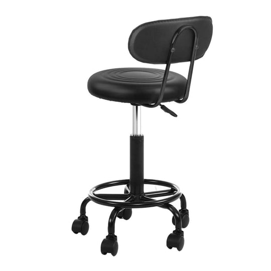 Artiss Salon Stool Swivel Chair with Backrest, modern design, affordable and stylish for salons, cafes, and studios.