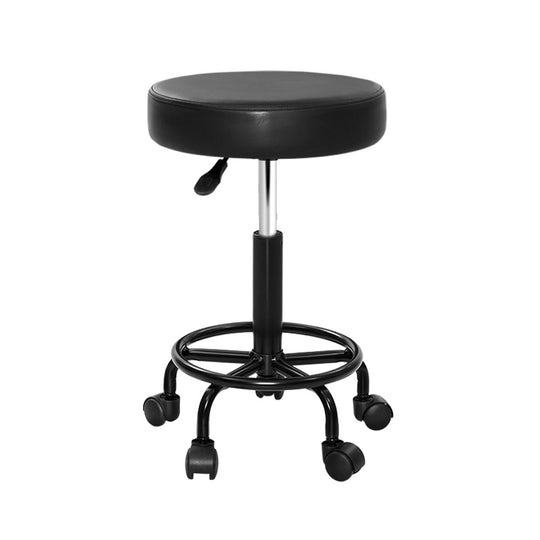 เก้าอี้ Artiss Salon Stool ทรงกลมพร้อมล้อหมุน